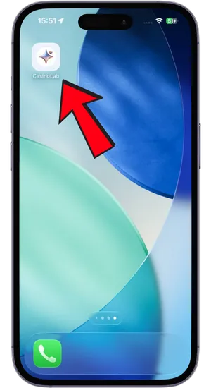 Chicken Road icon on iPhone home screen