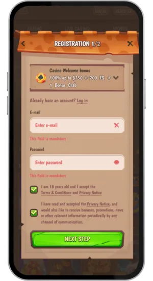 Create an account for free