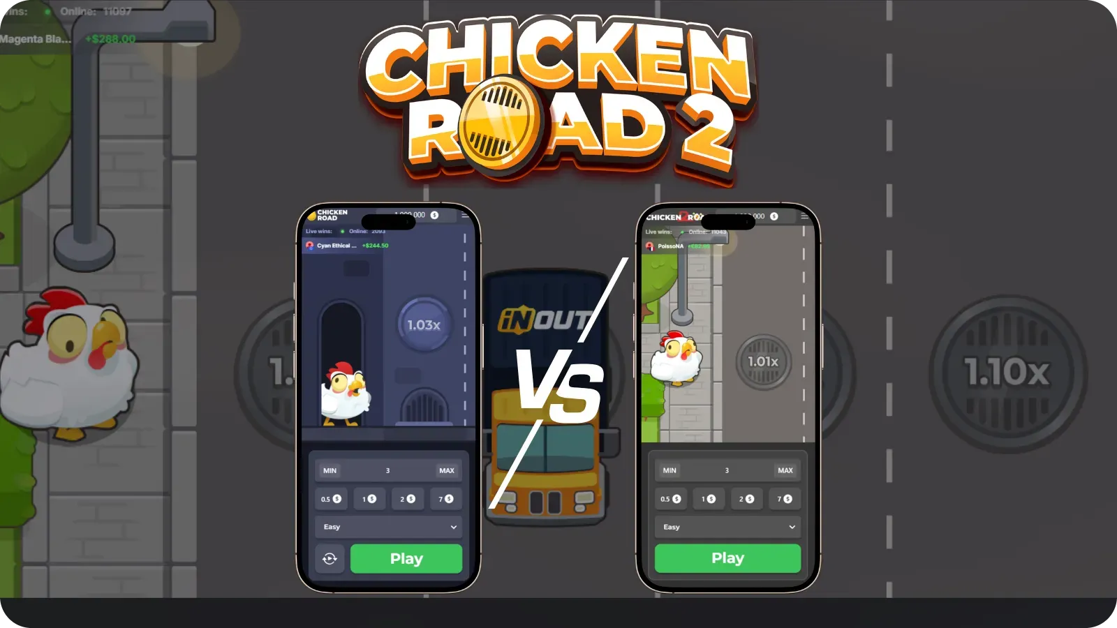 Chicken Road vs Chicken Road 2 comparison