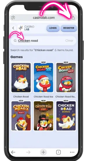 Share button mobile browser Safari iPhone