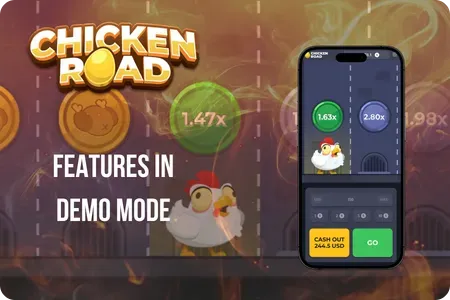 Features for Chicken Road demo mode